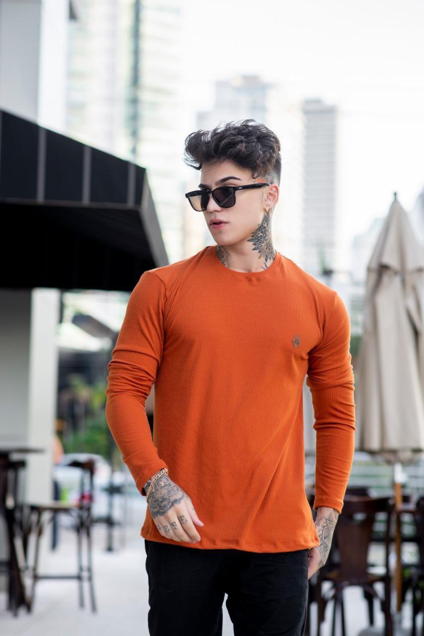 Imagem de camiseta masculina canelada da ATX Moda
