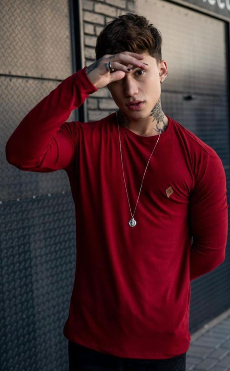 Imagem de camiseta masculina canelada da ATX Moda